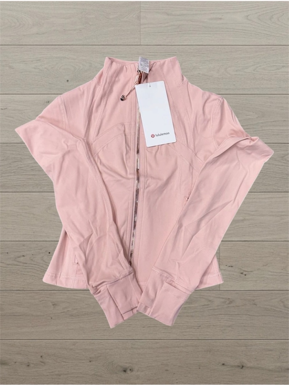 lululemon Women's Pink Jacket & Shorts Set - Picture 2 of 2